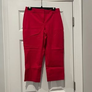 Talbots 6P hot pink ankles clam diggers Worn once.